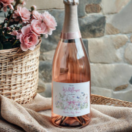 Little Wildflower Floral Pink Bow Girl Baby Shower