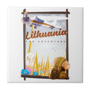 Lituânia - Para um poster de viagens de aventura