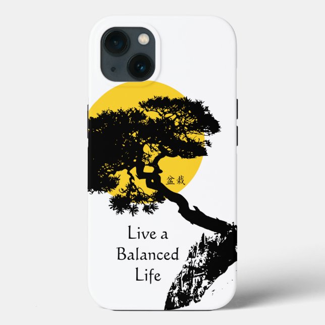 Live a Balance Life Bonsai Tree (Verso)
