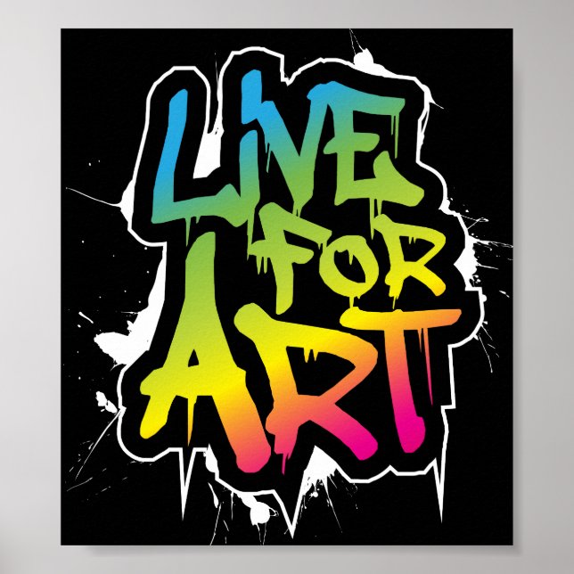 Live For Art Poster (Frente)