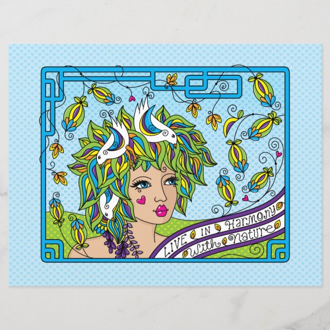 Live In Harmony_Flat Paper Sheet 11"x8.5" (Frente)