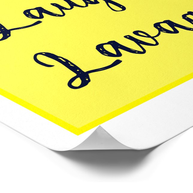 Live Laugh Lavage Poster by CRONEA (Borda)