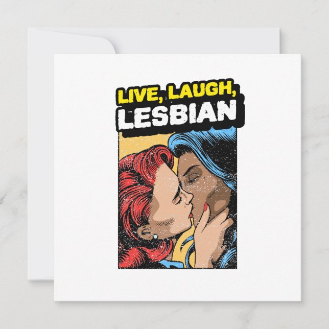 Live Laugh Lesbian (Frente)