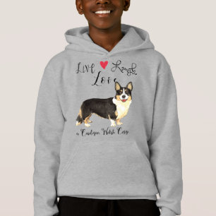 Live Laugh Love a Cardigan Welsh Corgi Hoodie