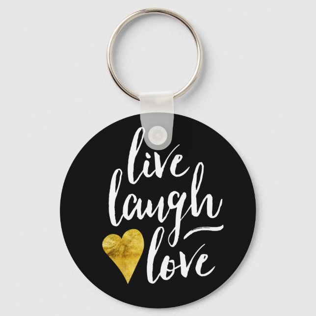 Live Laugh Love Chaveiro (Frente)