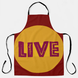 Live & Let Live In Orbit Apron
