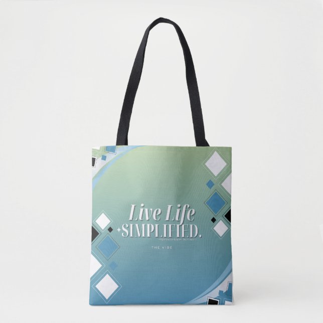 Live Life Simplifique o Bolsa (Frente)