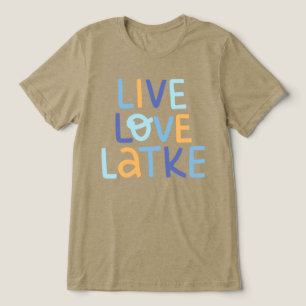 Live Love Latke Hanukkah Design