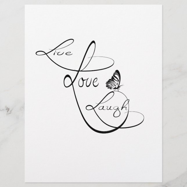 Live Love Laugh (Frente)