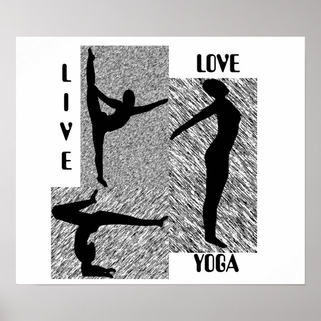 Live Love Yoga Poster (Frente)