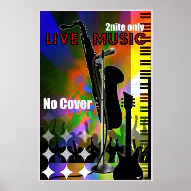Live Music Poster (Frente)