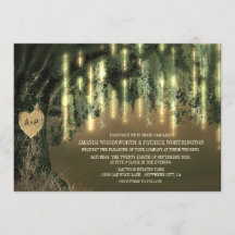 Live Oak Tree Moss - Convites para Casamento em Mo