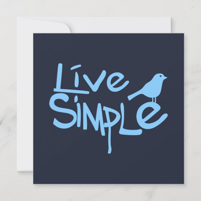 Live Simple (Frente)