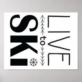 Live to Ski poster