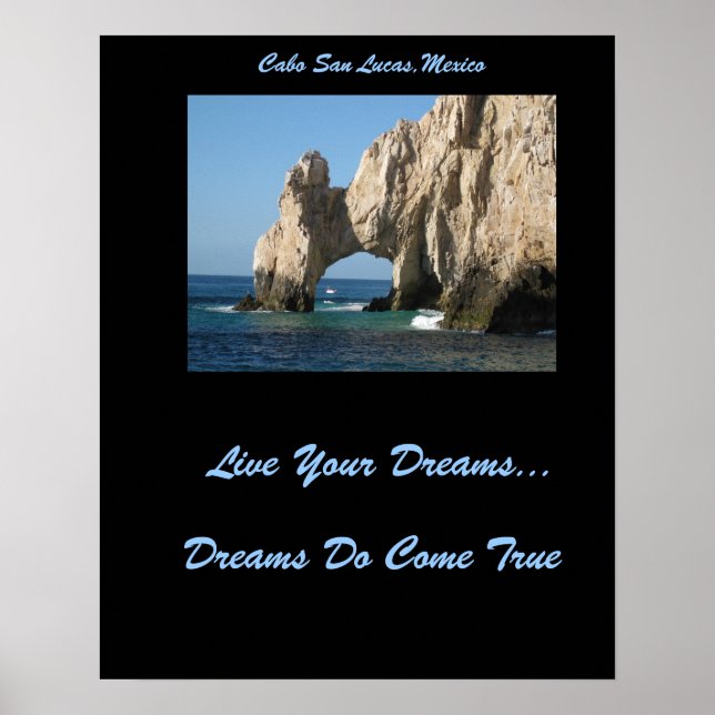 Live Your Dreams Poster (Frente)