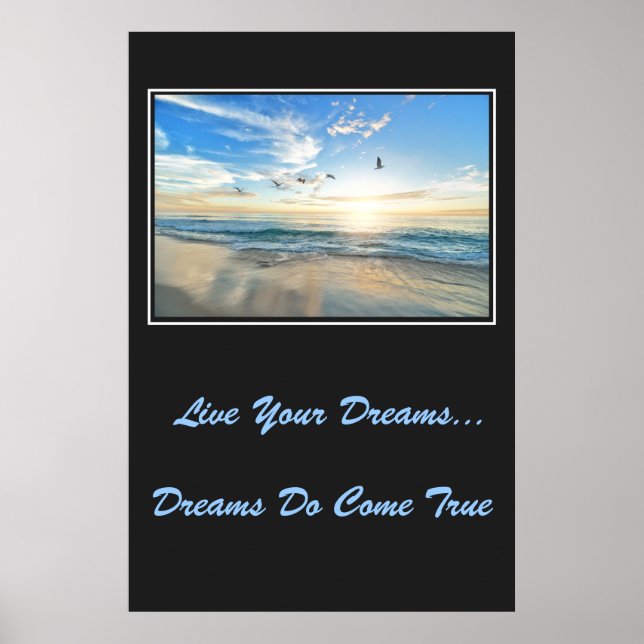 Live Your Dreams Poster (Frente)