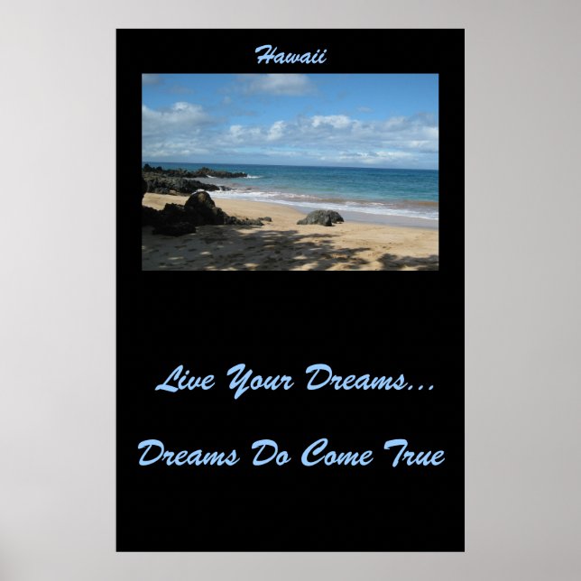 Live Your Dreams Poster (Frente)