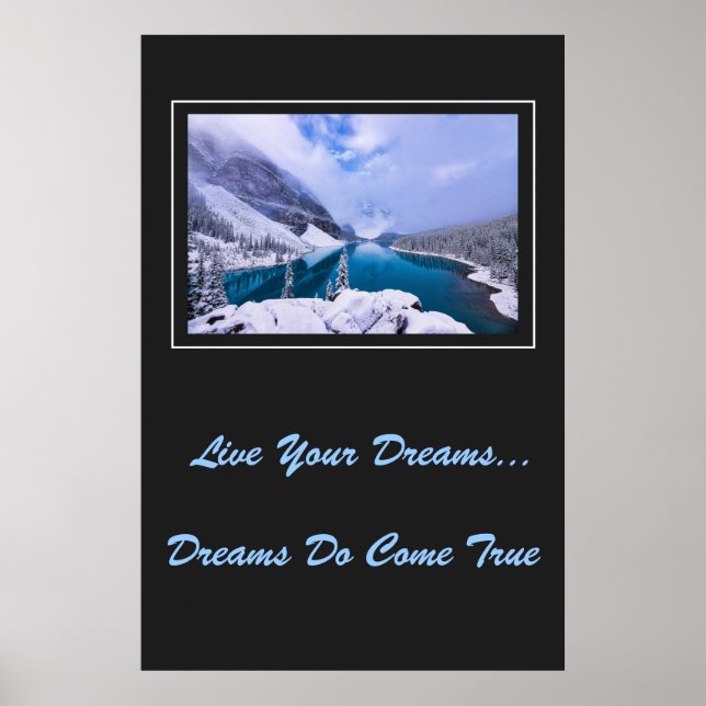 Live Your Dreams Poster (Frente)