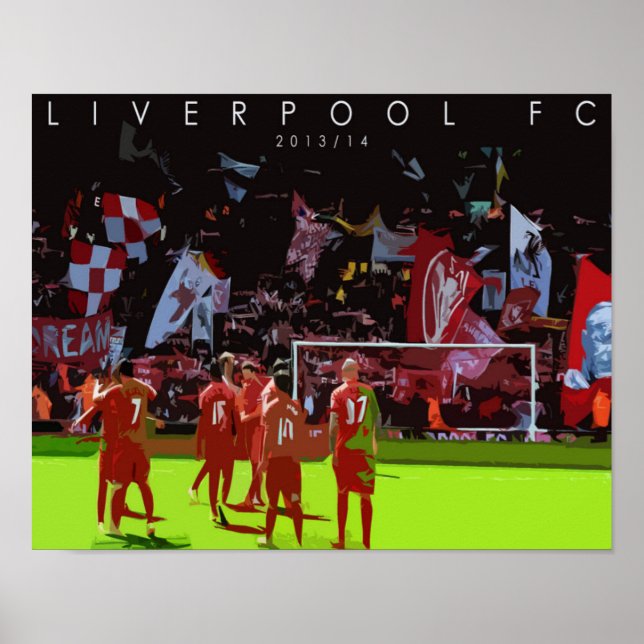 Liverpool FC 2013/14 Poster (Frente)