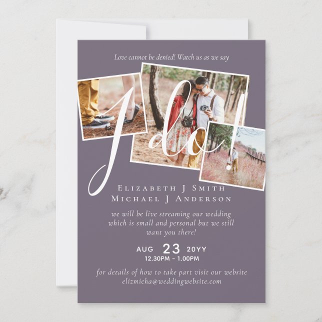 Livestreaming Nos Assista Dizer Que Eu Faço! Casam (Frente)