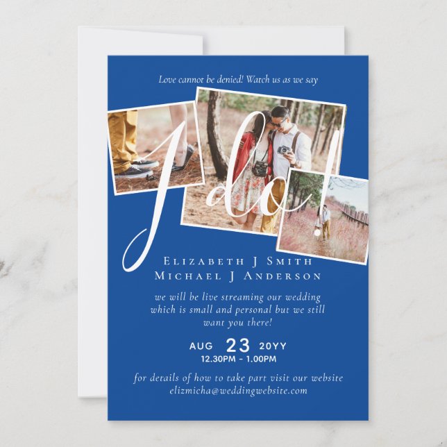 Livestreaming Nos Assista Dizer Que Eu Faço! Casam (Frente)