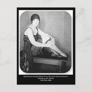 livraria de cartão postal com wv.