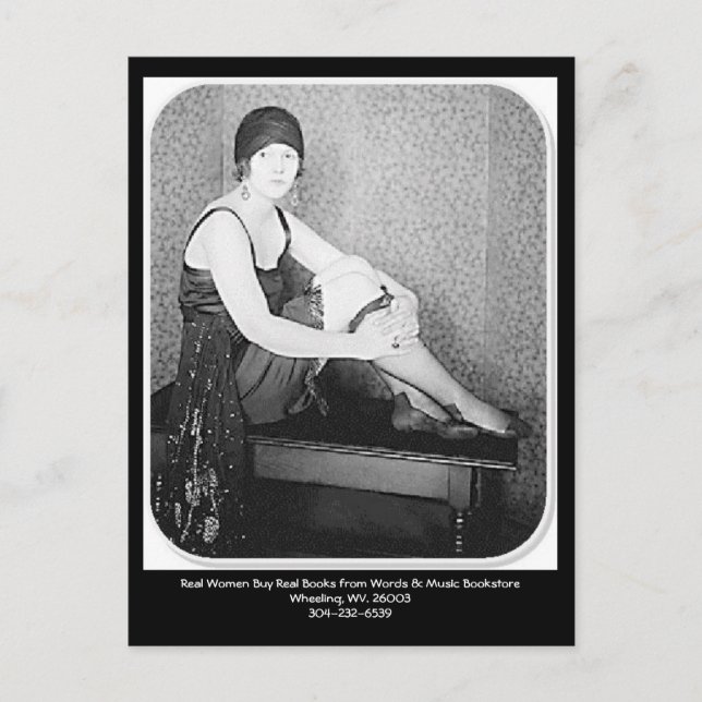 livraria de cartão postal com wv. (Frente)