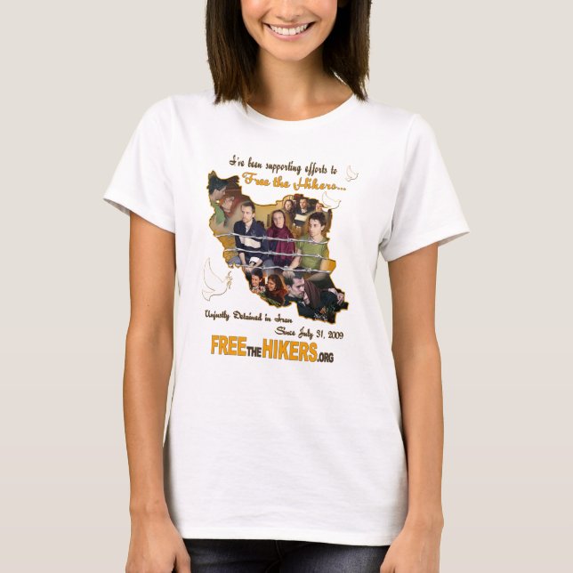 LIVRE OS TRÊS! camiseta (Frente)