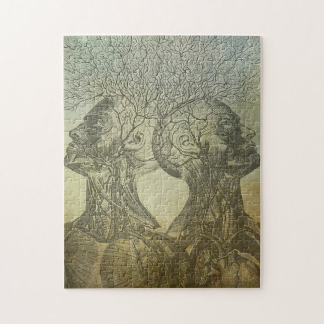 Livre seu quebra-cabeça da mente (Vertical)