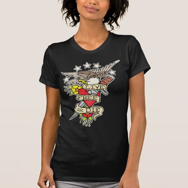 Livres vivos ou morrem camisa (Frente)