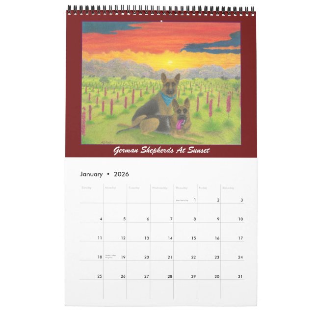 Livro 2013 do calendário dos dias (Jan 2026)