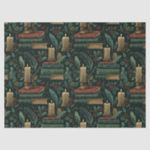 Livro Acadêmico Escuro Papel Tecidual Lover