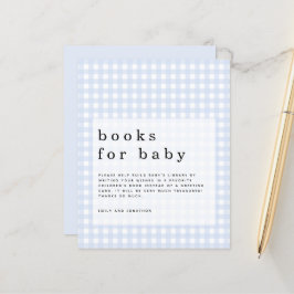 Livro Azul de Gingham de Orçamento para Receptácul