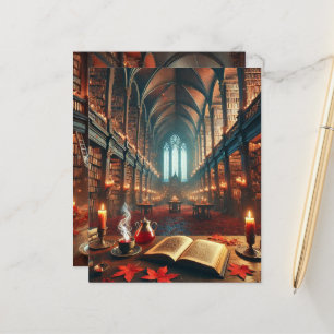 Livro Branco da Biblioteca Mágica de Autumn Whimsi