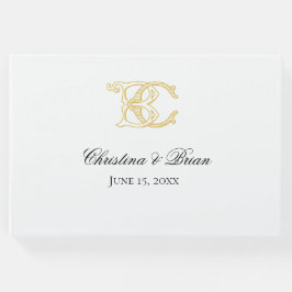 Livro Convidado BC Monograma ou CB Monograma