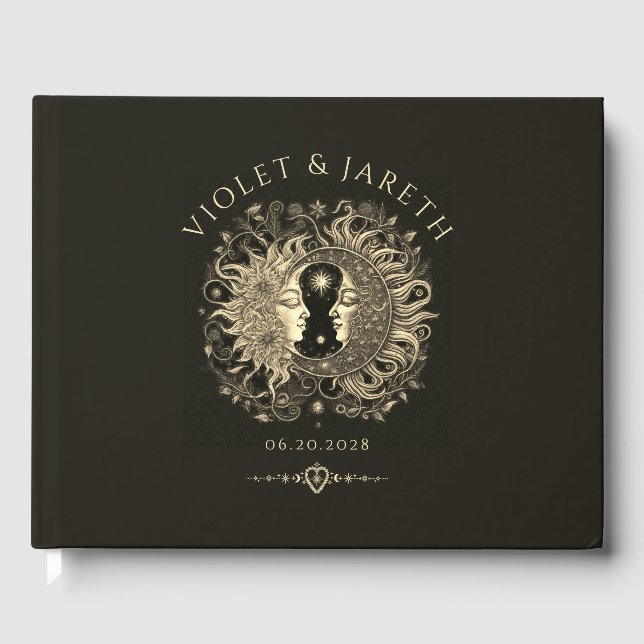 Livro Convidado Celestial Sun Moon (Frente)