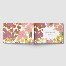 Livro Convidado Colorido Boho Flower