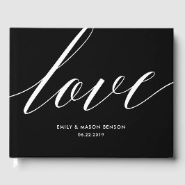 Livro Convidado de Casamento com Caligrafia do Amo