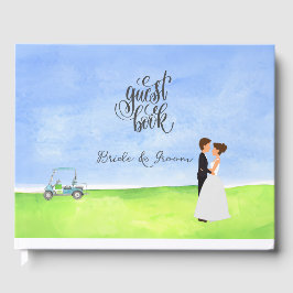 Livro convidado de golfe para Festa de casamento d
