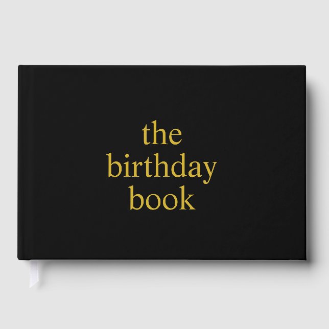 Livro de Aniversário para o Primeiro Presente de A (Frente)