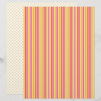 Livro de Arranjo Amarelo, Cor-de-Rosa Laranja, Str