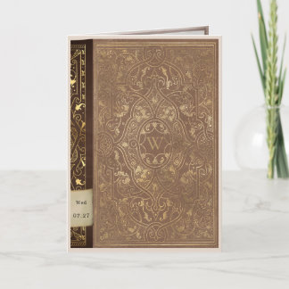 Livro de Biblioteca com Notas Dobradas Casamento L