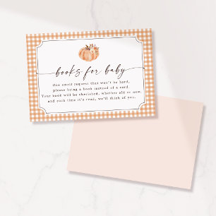 Livro de Cartões Little Pumpkin Gingham para Bebê