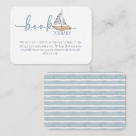 Livro de Chás de fraldas Azul para Cartão de Gabin