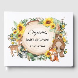 Livro de Chás de fraldas dos Animais da Floresta d