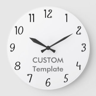 LIVRO DE CÍRCULOS DE RELÓGIO DE Parede RONDADA DE