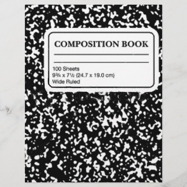 Livro de composição (Frente)