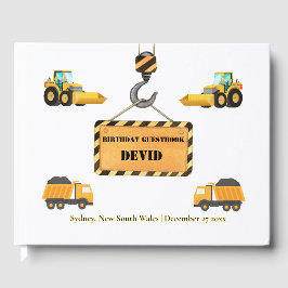 Livro de Convidado de Aniversário do Caminhão de C