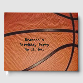 Livro de Convidado de Design de Basquete