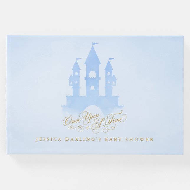 Livro de Convidado do chá de fraldas de Contos de  (Frente)